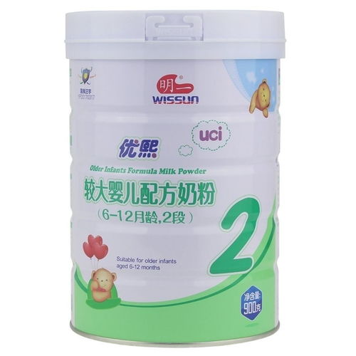 明一優熙1,2,3段嬰幼兒配方牛奶粉 900克罐裝正品，守護寶寶健康成長
